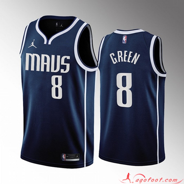 Maillot Dallas Mavericks (GREEN #8) 2022/23 Bleu Marine