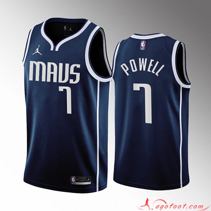 Maillot Dallas Mavericks (POWELL #7) 2022/23 Bleu Marine