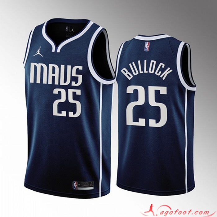 Maillot Dallas Mavericks (BULLOCK #25) 2022/23 Bleu Marine