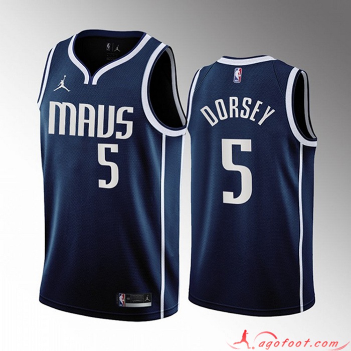 Maillot Dallas Mavericks (DORSEY #5) 2022/23 Bleu Marine