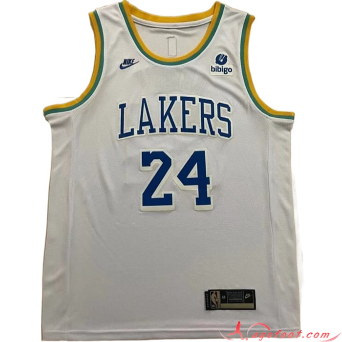 Maillot Los Angeles Lakers (BRYANT #24) 2022/23 Blanc