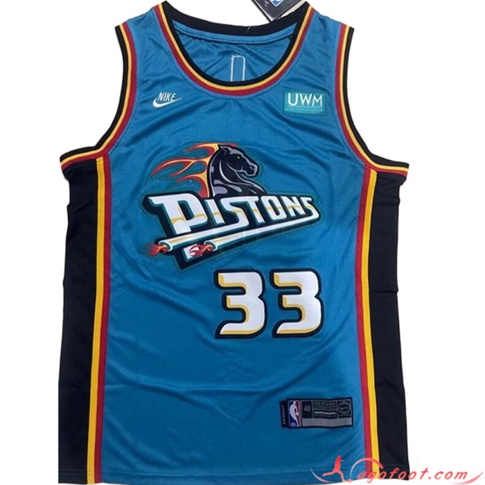 Maillot Detroit Pistons (HILL #33) 2022/23 Bleu Clair
