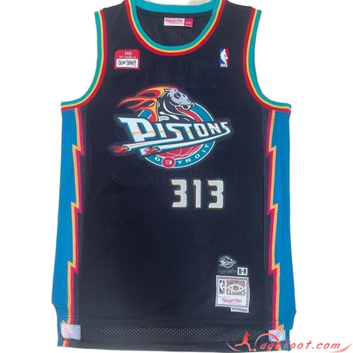 Maillot Detroit Pistons (SHADY #313) 2022/23 Noir