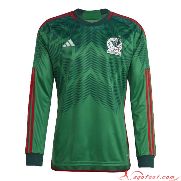 Nouveau Maillot Equipe Foot Mexique Domicile Manches Longues 2022/2023