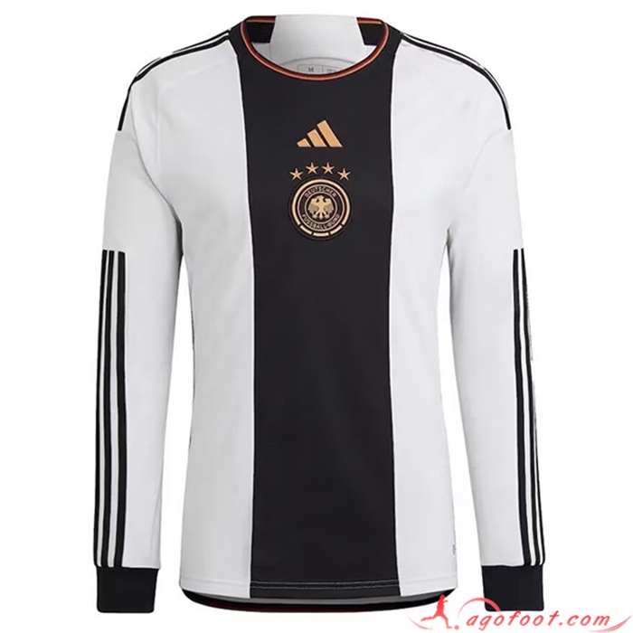 Nouveau Maillot Equipe Foot Allemagne Domicile Manches Longues 2022/2023