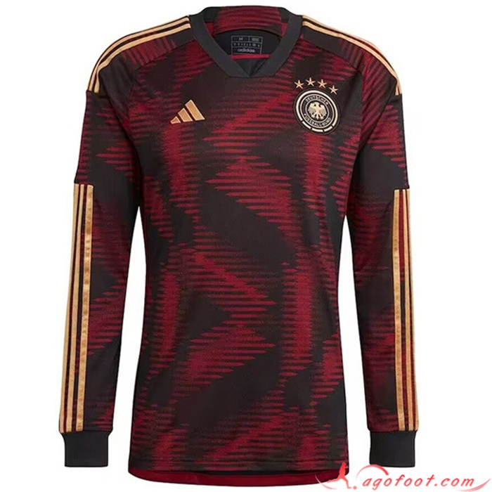 Nouveau Maillot Equipe Foot Allemagne Exterieur Manches Longues 2022/2023