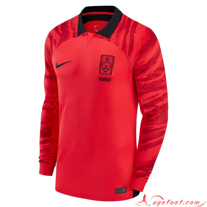 Nouveau Maillot Equipe Foot Corée du Sud Domicile Manches Longues 2022/2023