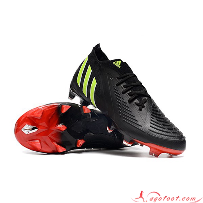 Adidas Chaussures de Foot Predator Edge Geometric.1 FG Noir