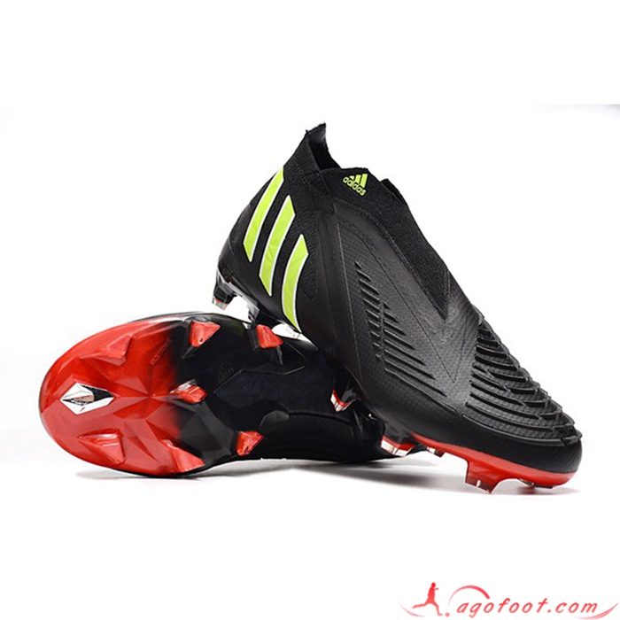 Adidas Chaussures de Foot Predator Edge Geometric+ FG Noir