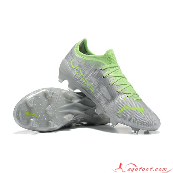 PUMA Chaussures de Foot Ultra 1.4 Instinct FG Gris Clair
