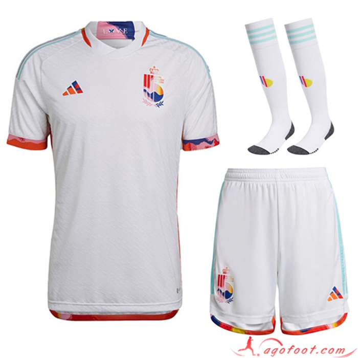 Ensemble Maillot Foot Belgique Exterieur (Short + Chaussettes) 2022/2023