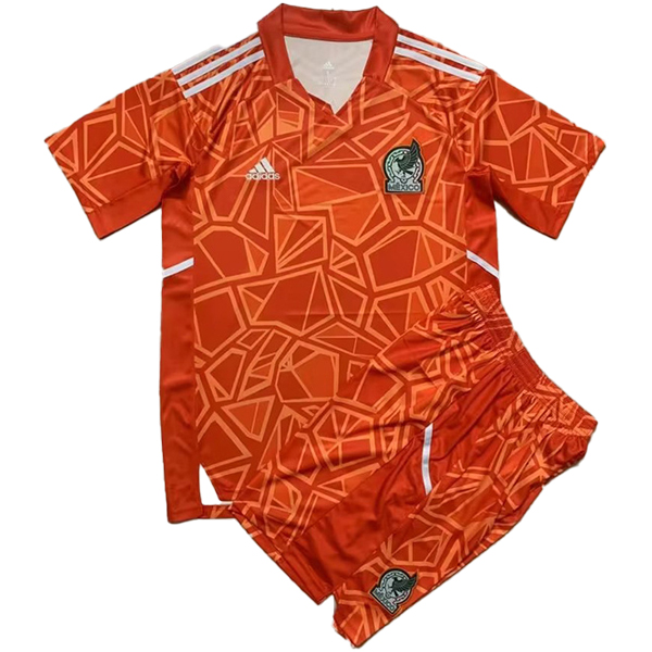 Nouveau Maillot de Foot Mexique Enfant Gardien de But Rouge 2022/2023