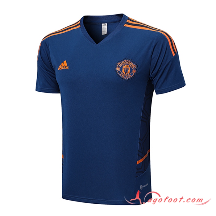 Training T-Shirts Manchester United Bleu Marine 2022/2023