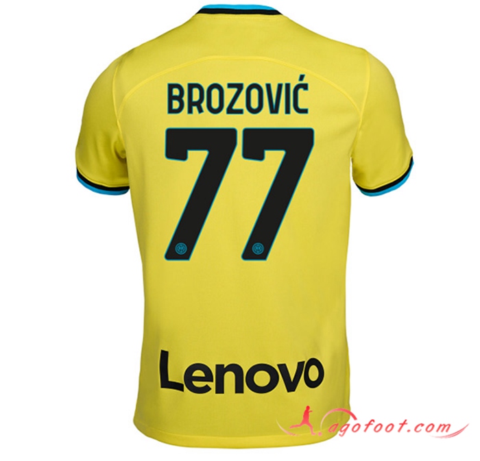 Maillot de Foot Inter Milan (BROZOVIĆ #77) 2022/2023 Third