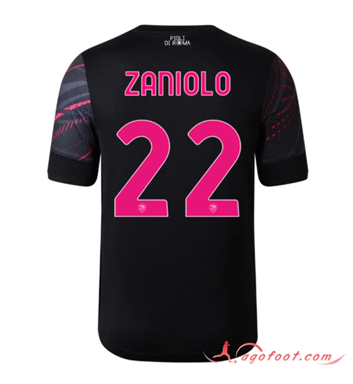 Maillot de Foot As Rome (ZANIOLO #22) 2022/2023 Third