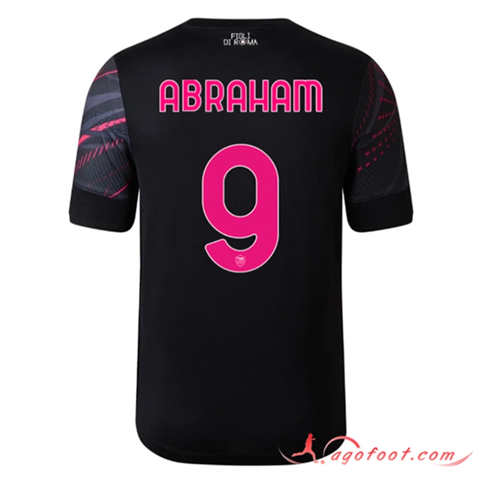 Maillot de Foot As Rome (ABRAHAM #9) 2022/2023 Third