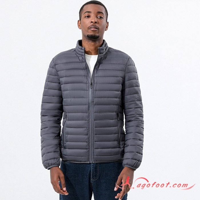 Doudoune fine grise femme Clearance