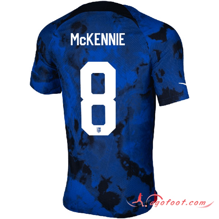 Maillot Equipe Foot Etats-Unis (McKENNIE #8) 2022/2023 Exterieur