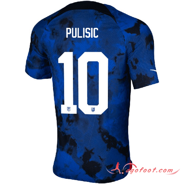 Maillot Equipe Foot Etats-Unis (PULISIC #10) 2022/2023 Exterieur