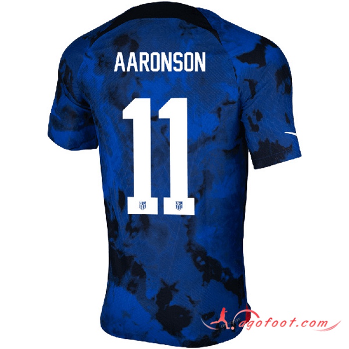 Maillot Equipe Foot Etats-Unis (AARONSON #11) 2022/2023 Exterieur
