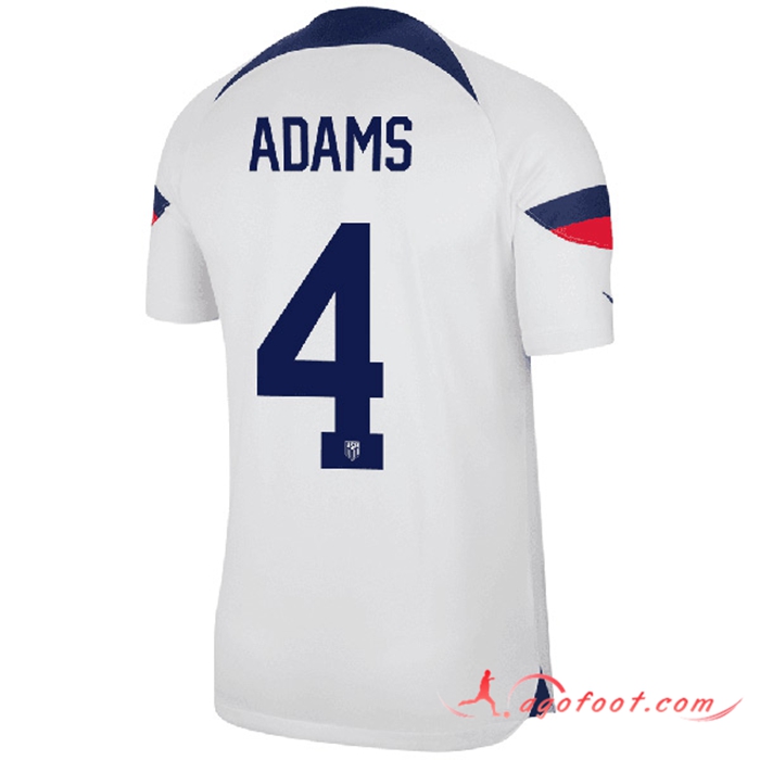 Maillot Equipe Foot Etats-Unis (ADAMS #4) 2022/2023 Domicile