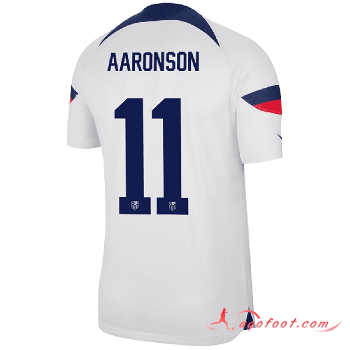 Maillot Equipe Foot Etats-Unis (AARONSON #11) 2022/2023 Domicile