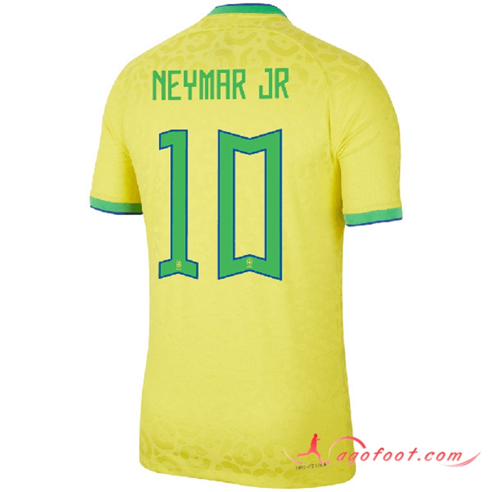 Maillot Equipe Foot Bresil (NEYMAR JR #10) 2022/2023 Domicile