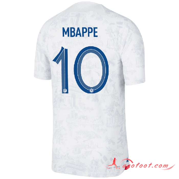 Maillot Equipe Foot France (MBAPPE #10) 2022/2023 Exterieur