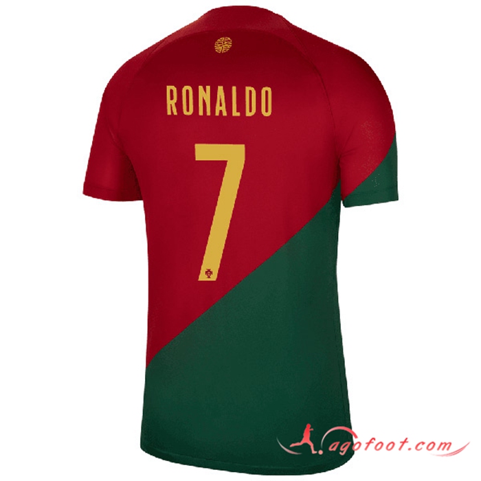 Maillot Equipe Foot Portugal (RONALDO #7) 2022/2023 Domicile