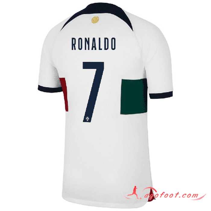 Maillot Equipe Foot Portugal (RONALDO #7) 2022/2023 Exterieur