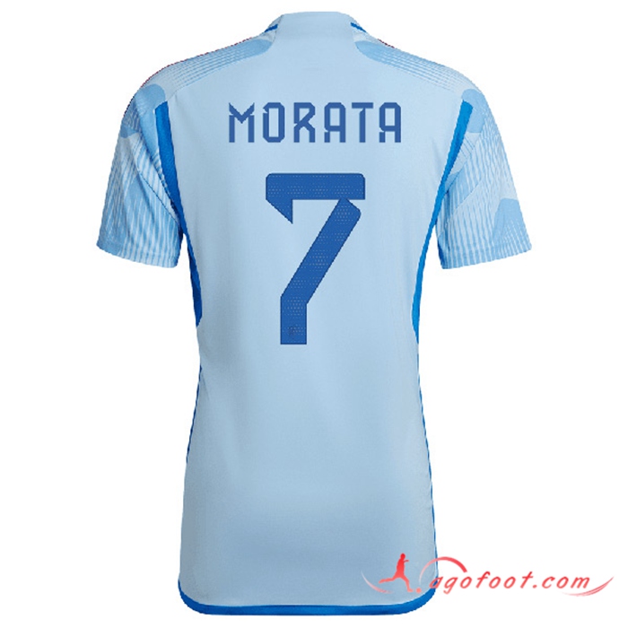 Maillot Equipe Foot Espagne (MORATA #7) 2022/2023 Exterieur