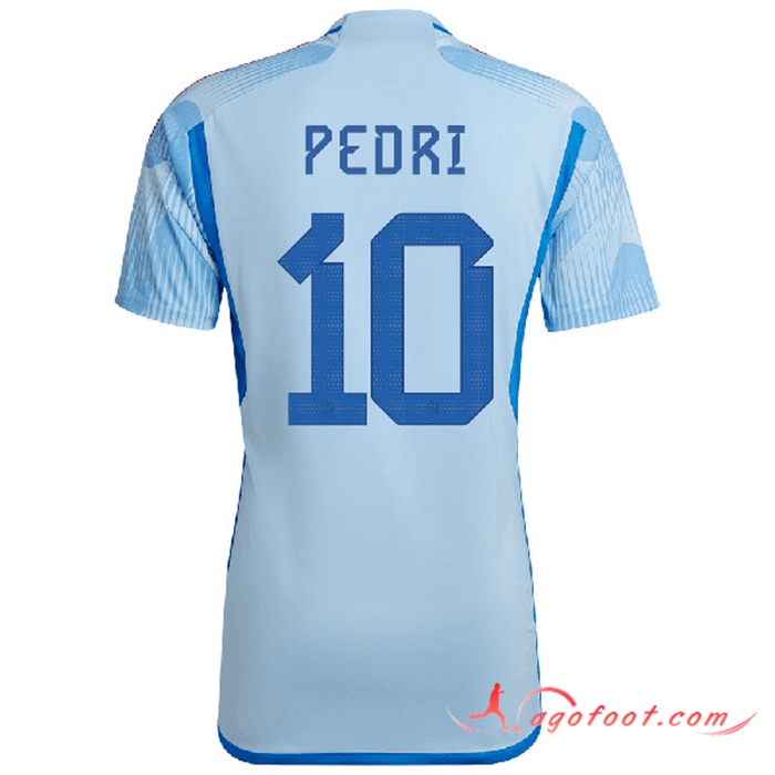 Maillot Equipe Foot Espagne (PEDRI #10) 2022/2023 Exterieur