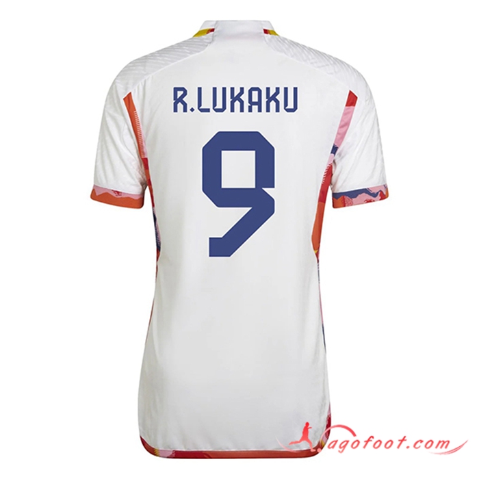 Maillot Equipe Foot Belgique (R.LUKAKU #9) 2022/2023 Exterieur