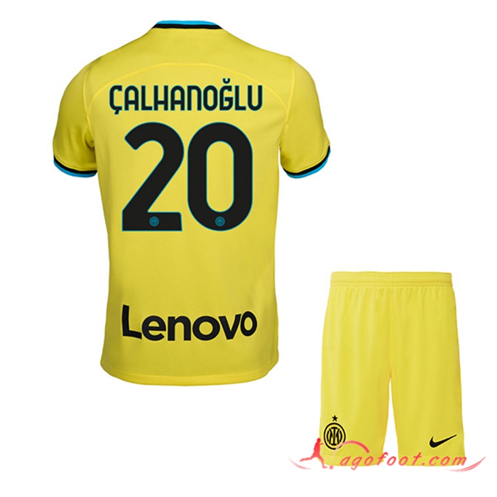 Maillot de Foot Inter Milan (ÇALHANOGLU #20) Enfants Exterieur 2022/2023