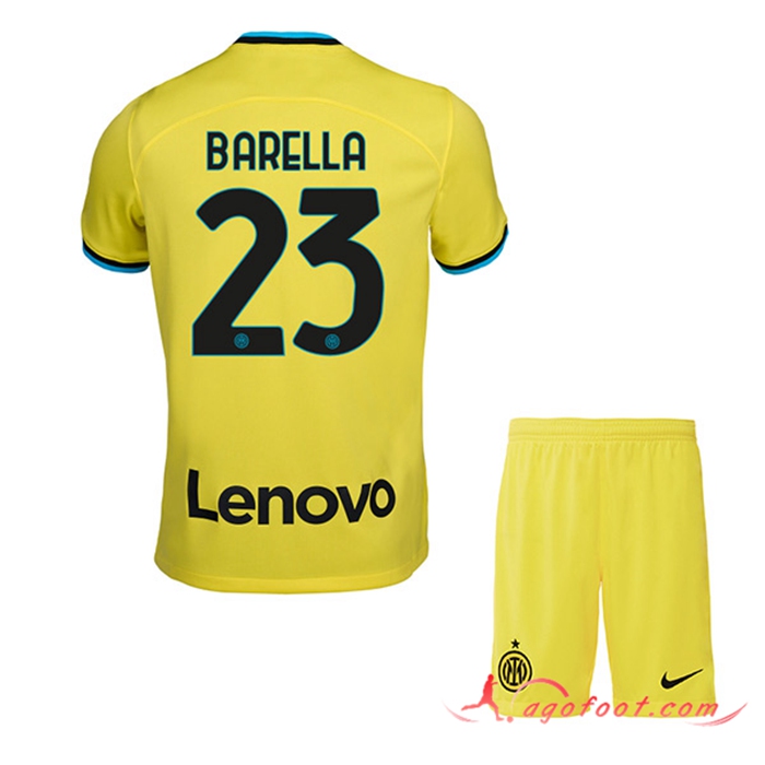 Maillot de Foot Inter Milan (BARELLA #23) Enfants Exterieur 2022/2023