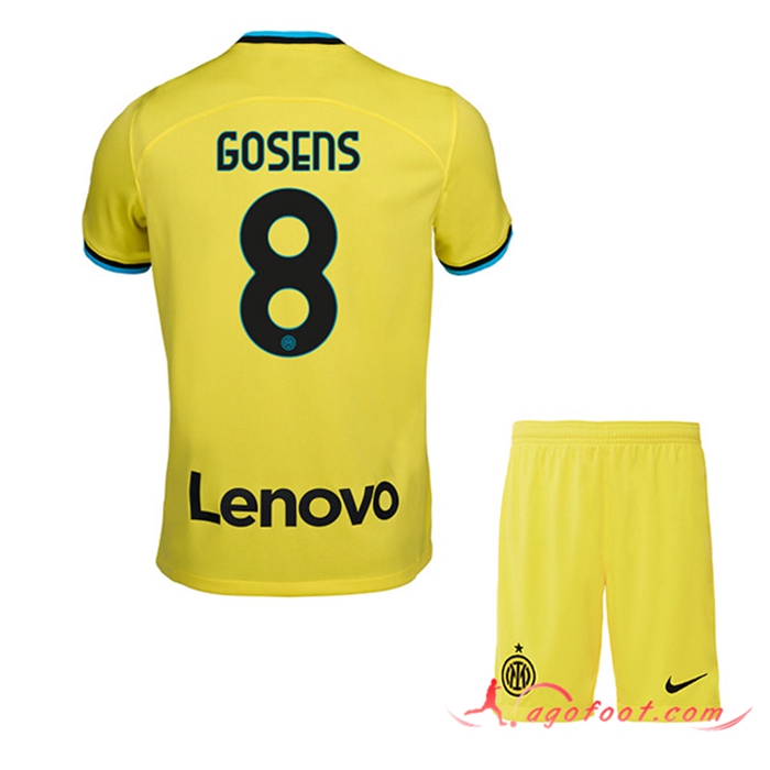 Maillot de Foot Inter Milan (GOSENS #8) Enfants Exterieur 2022/2023