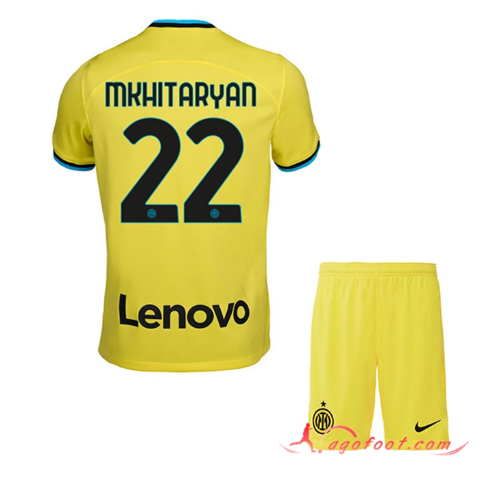 Maillot de Foot Inter Milan (MKHITARYAN #22) Enfants Exterieur 2022/2023