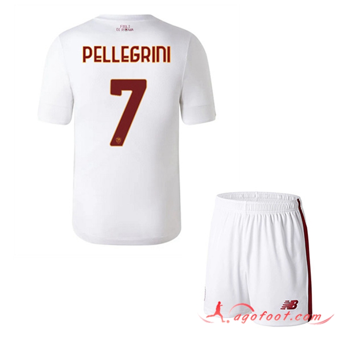 Maillot de Foot As Rome (PELLEGRINI #7) Enfants Exterieur 2022/2023