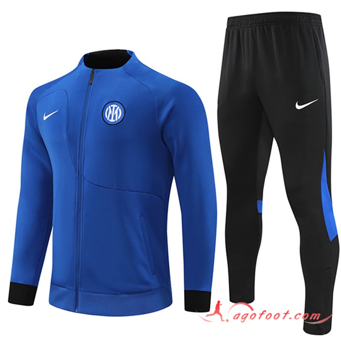Ensemble Survetement de Foot - Veste Inter Milan Bleu 2022/2023