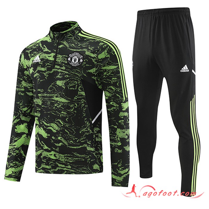 Ensemble Survetement de Foot Manchester United Couleur Camouflage 2022/2023