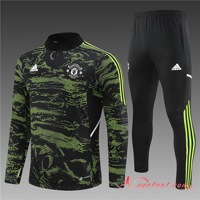 Ensemble Survetement de Foot Manchester United Enfant Couleur Camouflage 2022/2023