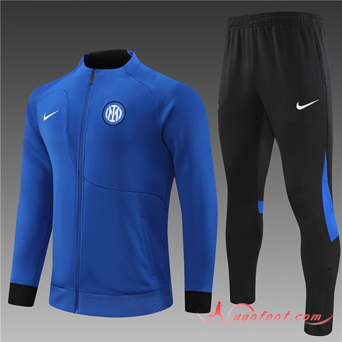 Ensemble Survetement de Foot - Veste Inter Milan Enfant Bleu 2022/2023