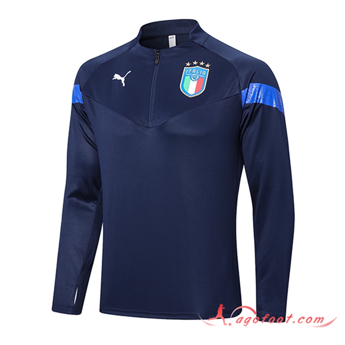 Sweatshirt Training Italie Bleu Marine 2022/2023