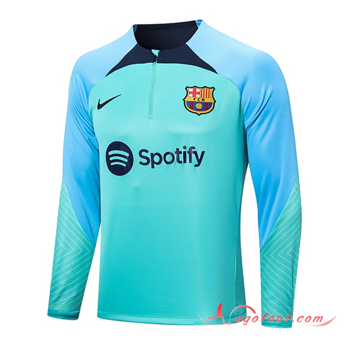 Sweatshirt Training FC Barcelone Vert 2022/2023