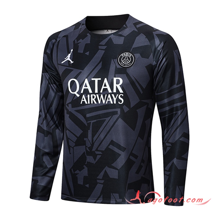 Sweatshirt Training Jordan PSG Gris Foncé 2022/2023