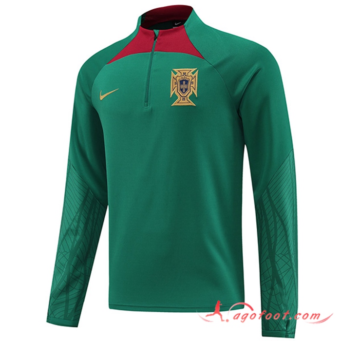 Sweatshirt Training Portugal Vert 2022/2023