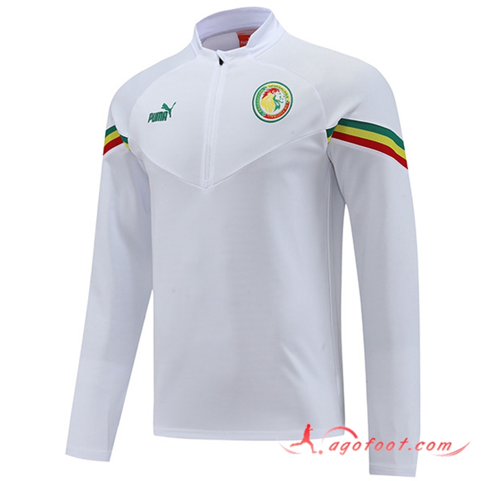 Sweatshirt Training Sénégal Blanc 2022/2023