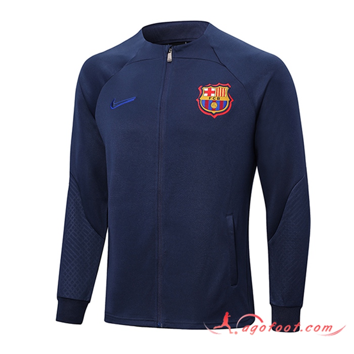 Veste Foot FC Barcelone Bleu Marine 2022/2023