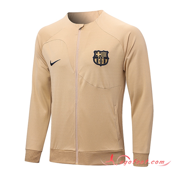 Veste Foot FC Barcelone Jaune 2022/2023