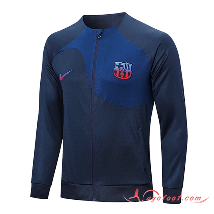 Veste Foot FC Barcelone Bleu Marine 2022/2023
